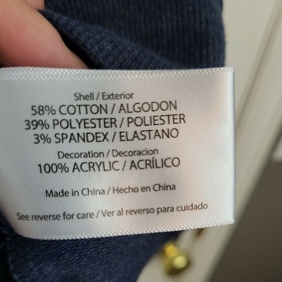 Wildfox Good Vibes Sweatshirt Women's Size medium Oversized Blue - Picture 5 of 7